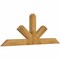 Ekena Millwork Saratoga Rough Sawn Timber Gable Bracket, Western Red Cedar, 84"W x 31"H x 4"D x 6"F, 9/12 Pitch GBW084X31X0406SAR00RWR - alternate 4